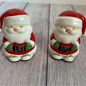 ENESCO Vintage Santa Salt & Pepper Shakers